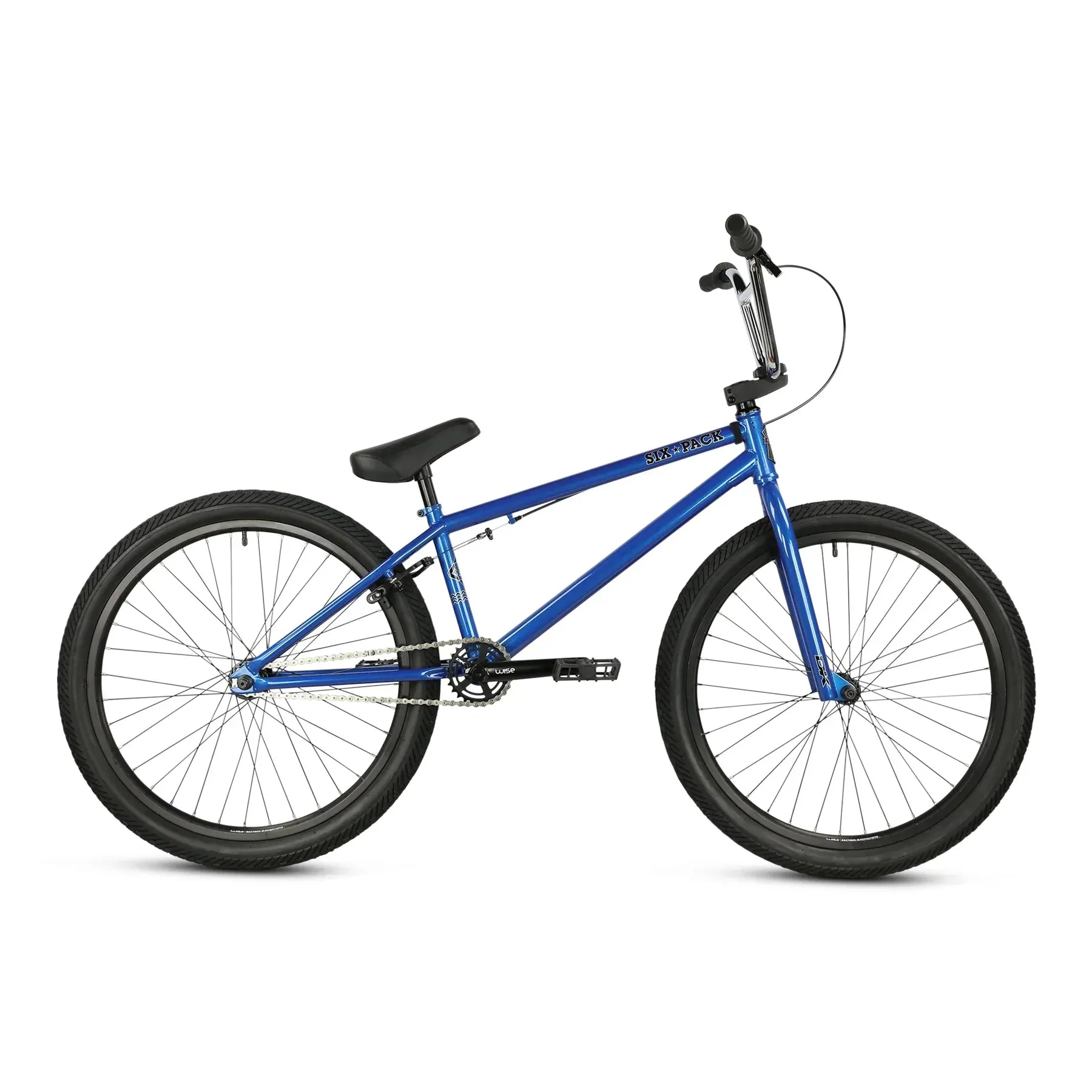 DK Six Pack 24″ Complete BMX Bike - Blue