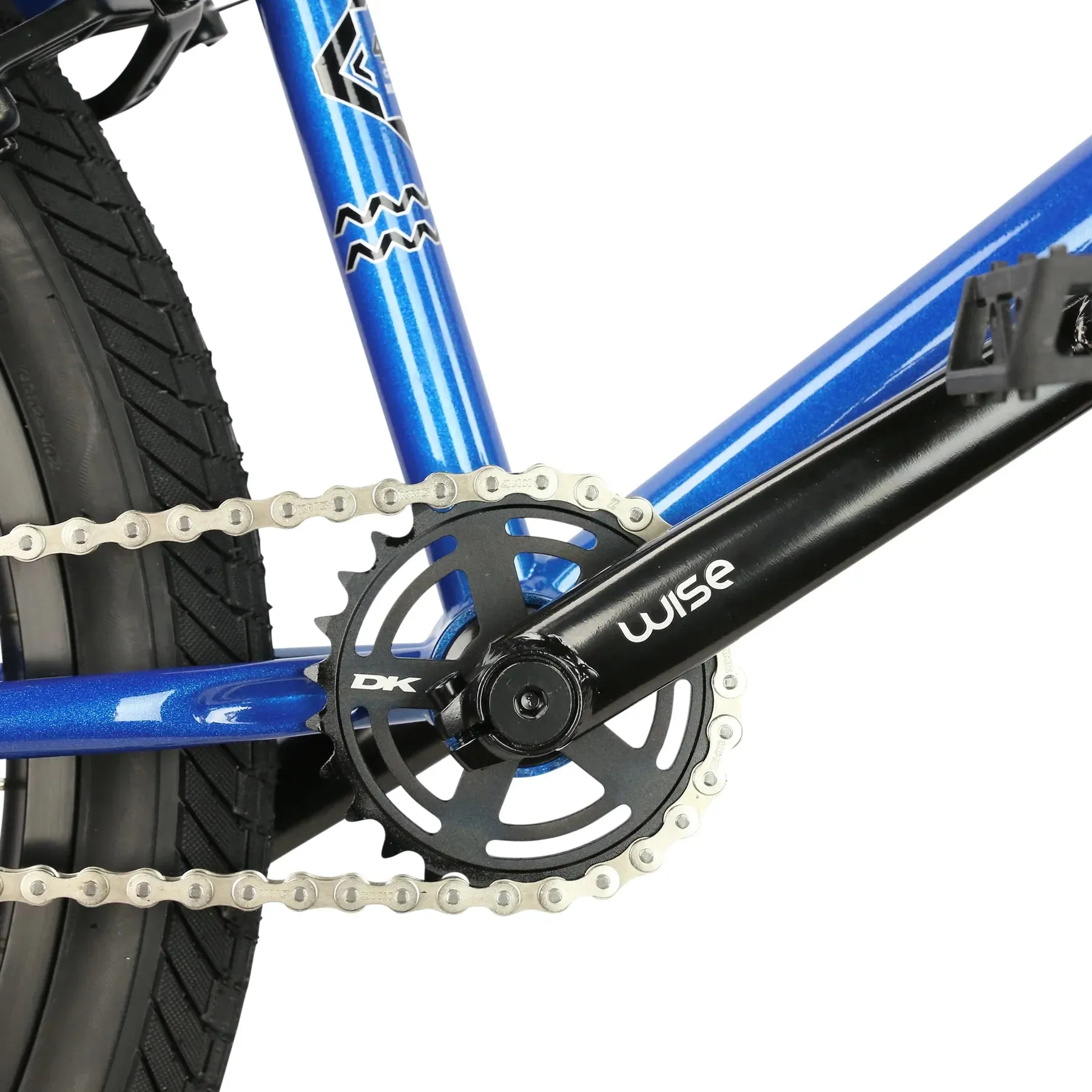 DK Six Pack 24″ Complete BMX Bike - Blue