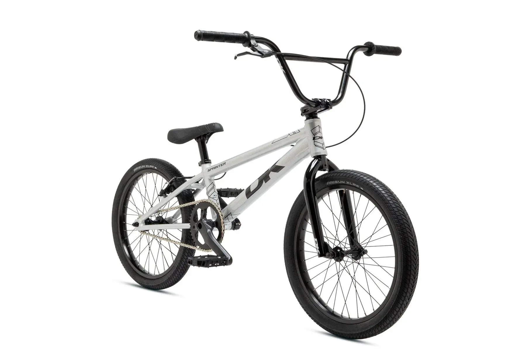 DK Sprinter XL 20″ Complete BMX Race Bike - Silver Flake