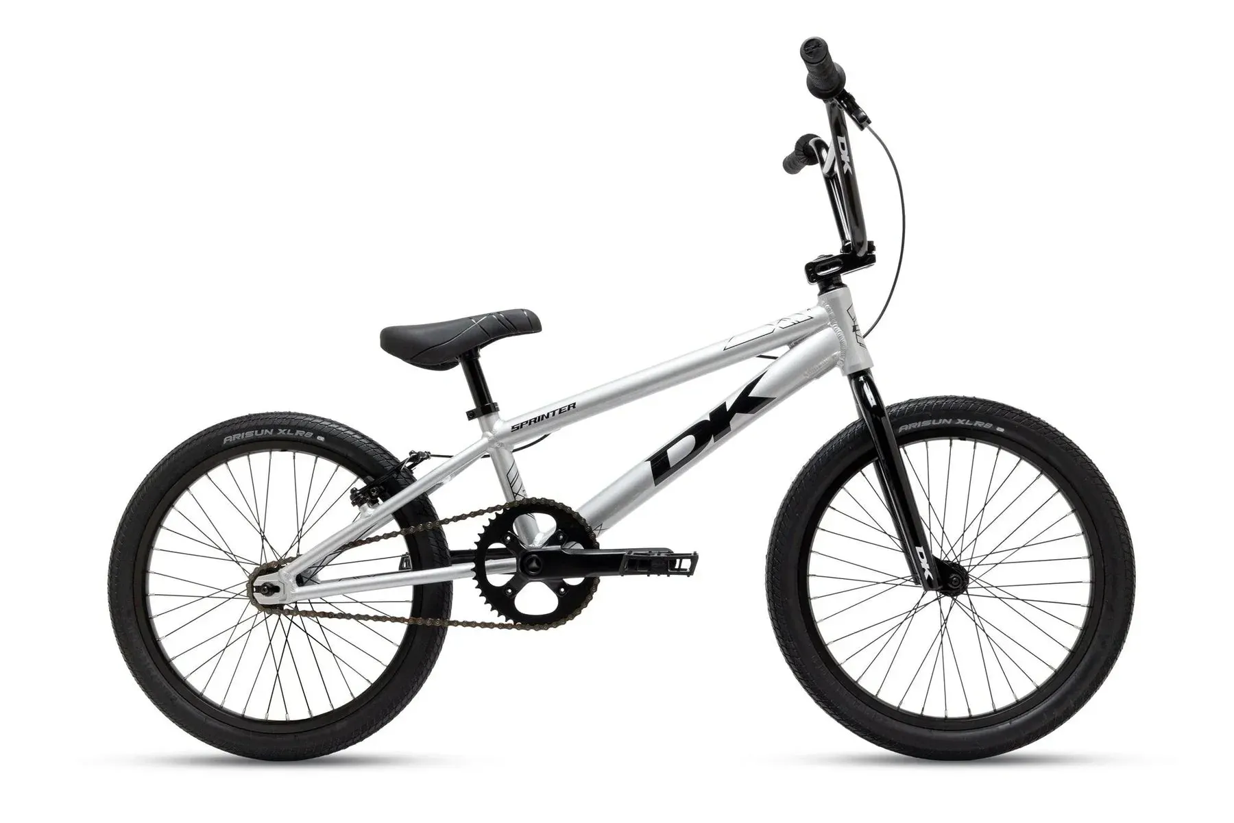 DK Sprinter XL 20″ Complete BMX Race Bike - Silver Flake