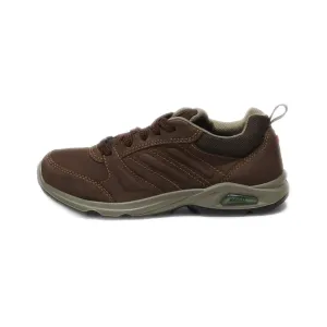 Ecco Lace Ups Nubuck Brown Colour For Women