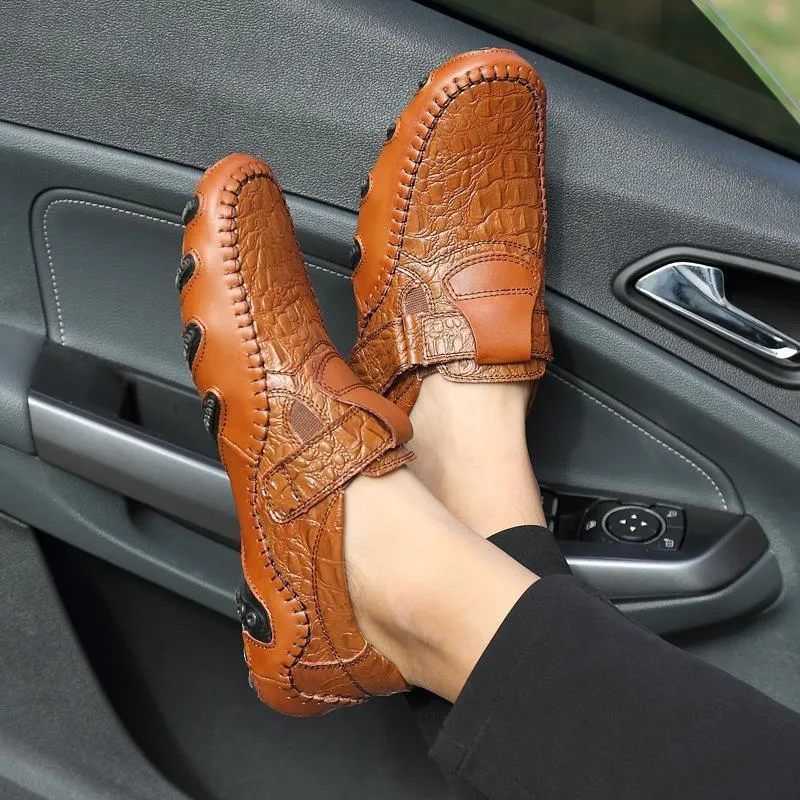 Erbsen Schuhe Herren Leder vier Jahreszeiten Freizeitschuhe Octopus British handgefertigte Schuhe