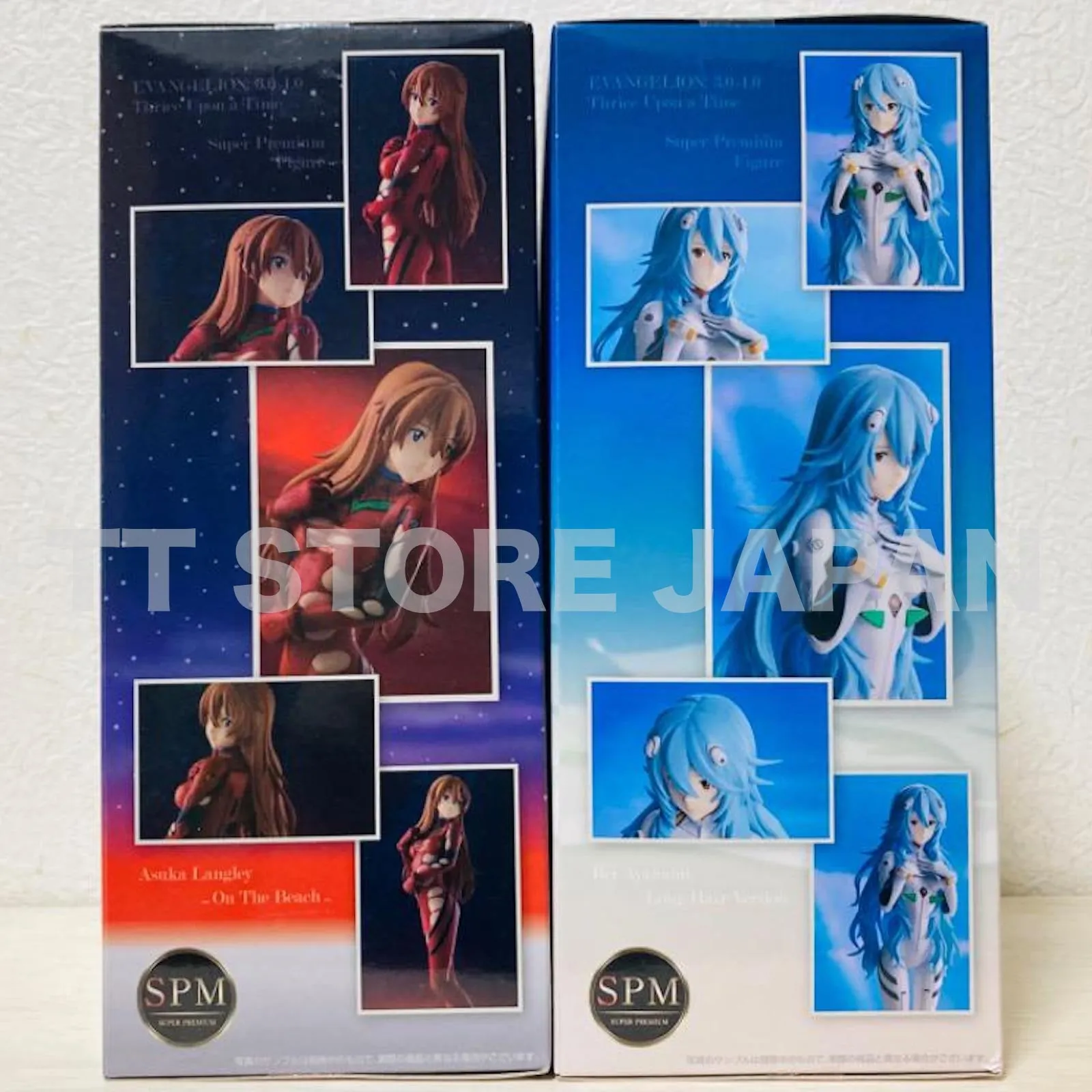 EVANGELION Super Premium Figure REI AYANAMI Long Hair ASUKA LANGLEY Set SEGA SPM