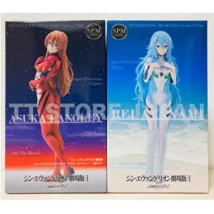 EVANGELION Super Premium Figure REI AYANAMI Long Hair ASUKA LANGLEY Set SEGA SPM