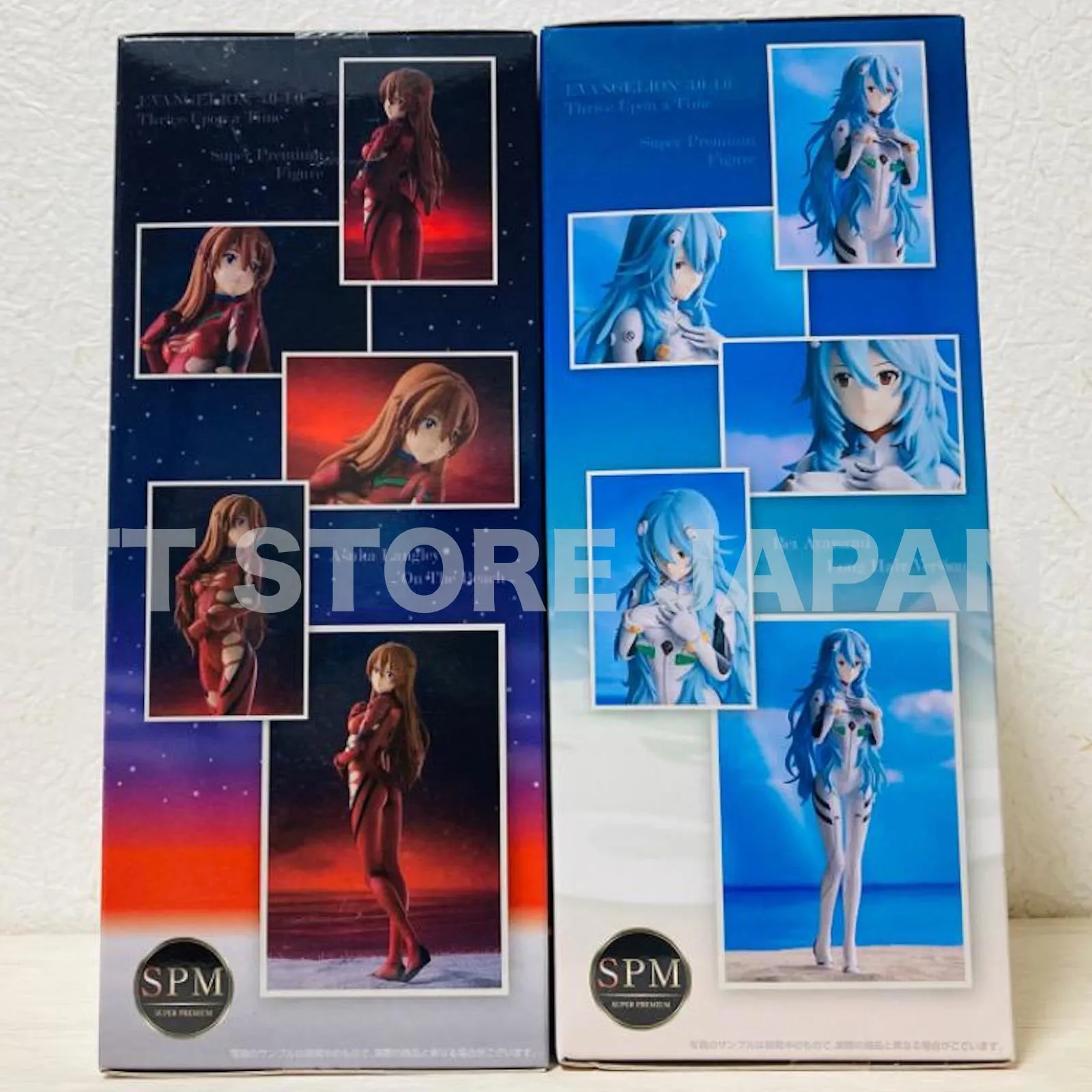 EVANGELION Super Premium Figure REI AYANAMI Long Hair ASUKA LANGLEY Set SEGA SPM