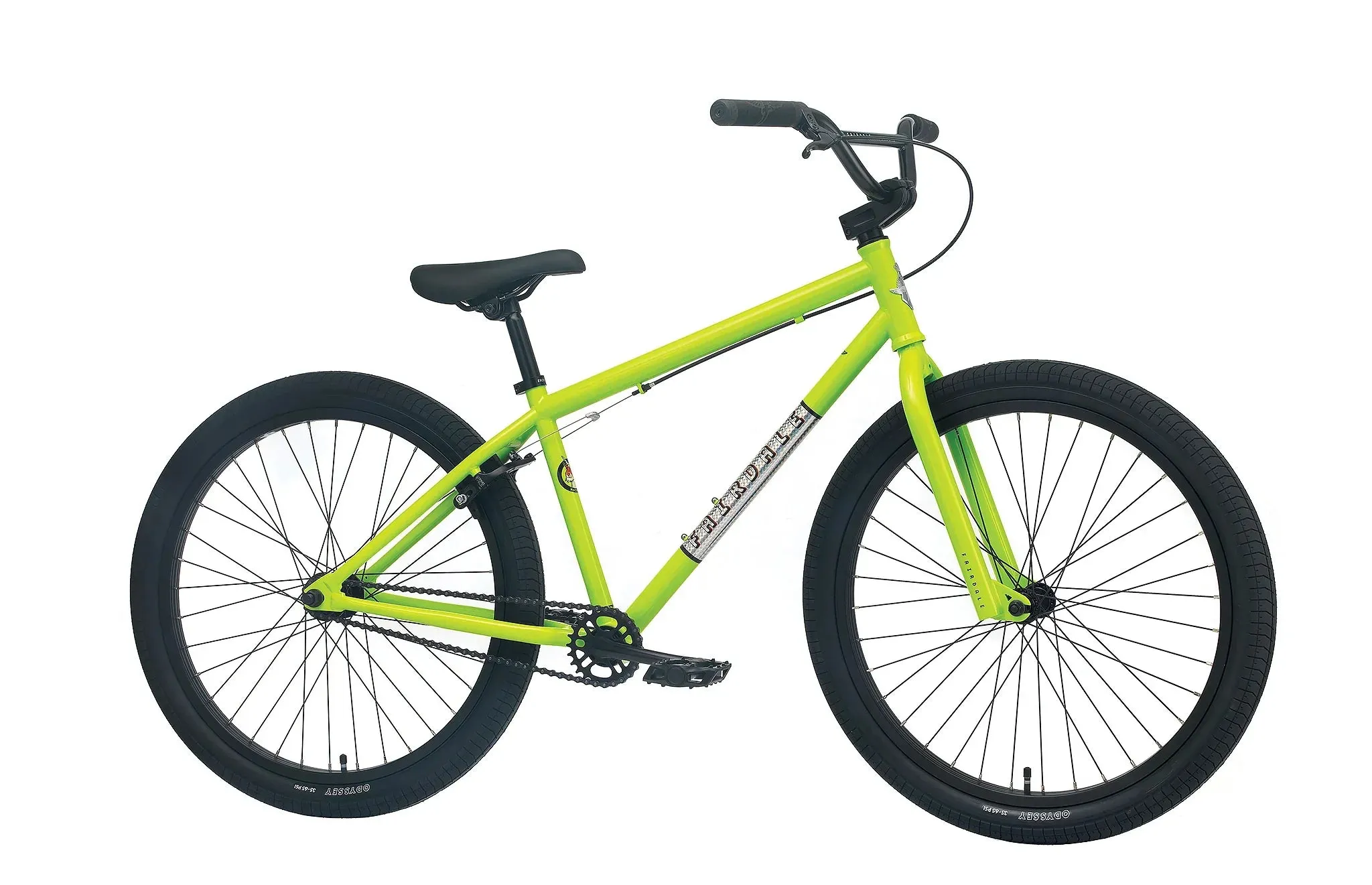 Fairdale Macaroni 24″ Complete Cruiser Bike - Gloss Bright Yellow