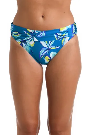 Fiji Tropics Shirred Band Hipster Bottom