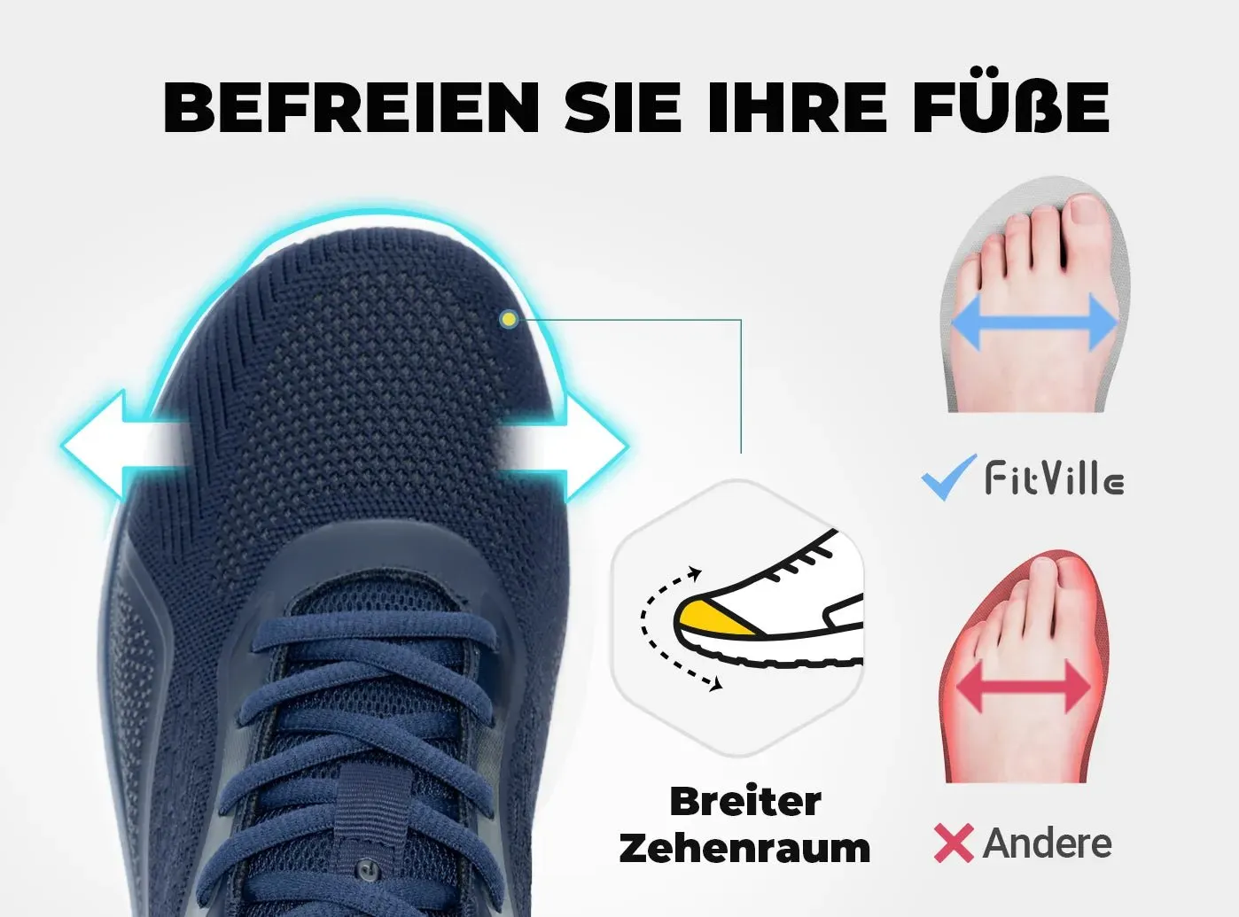 FitVille Herren Cloud Strider V3