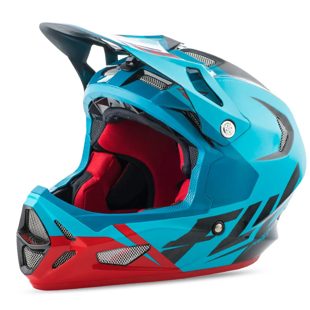 Fly Racing Werx Ultra Graphic Full Face Helmet - Blue/Red/Black