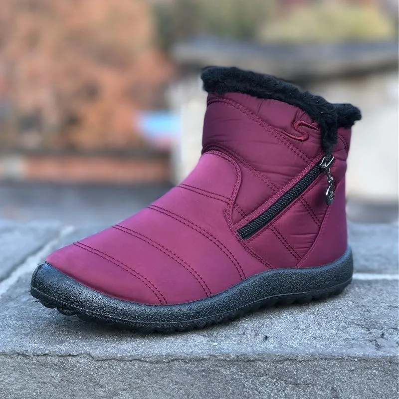 Frauen Winter Schneeschuhe dicken Plüsch wasserdichte Baumwollschuhe