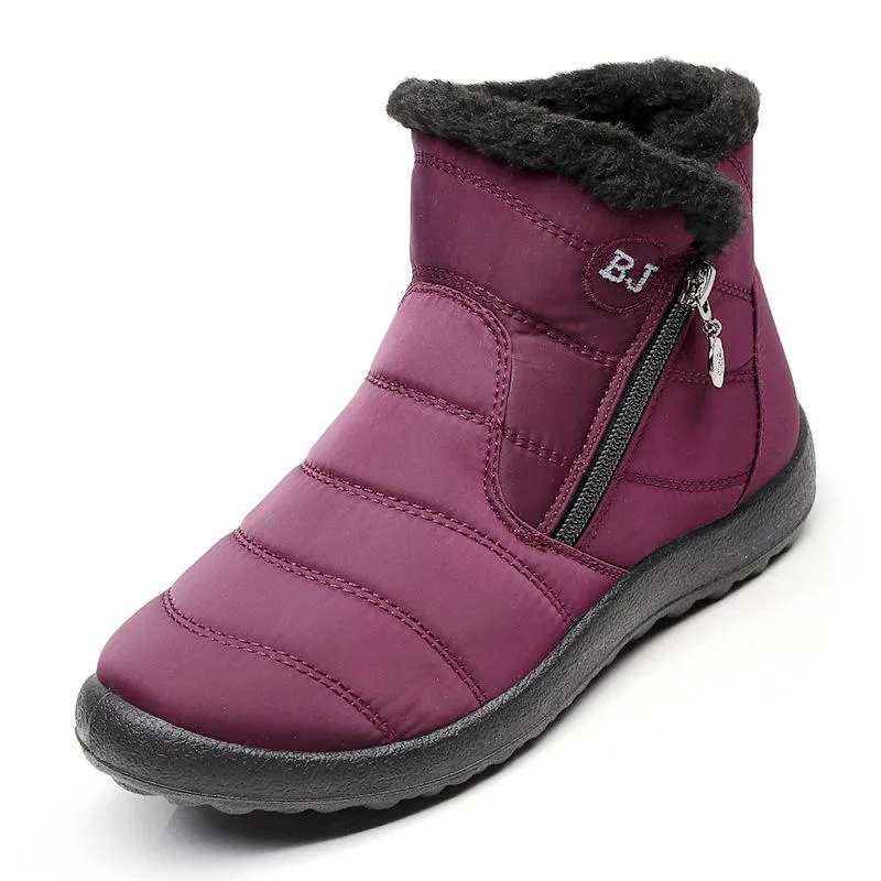 Frauen Winter Schneeschuhe dicken Plüsch wasserdichte Baumwollschuhe