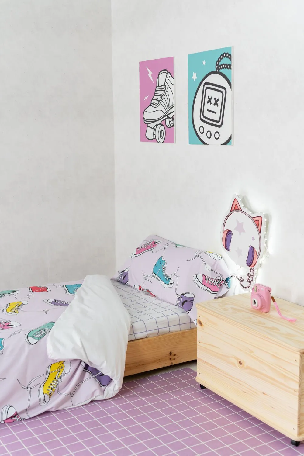 Funda almohada Infantil estampada Sneakers