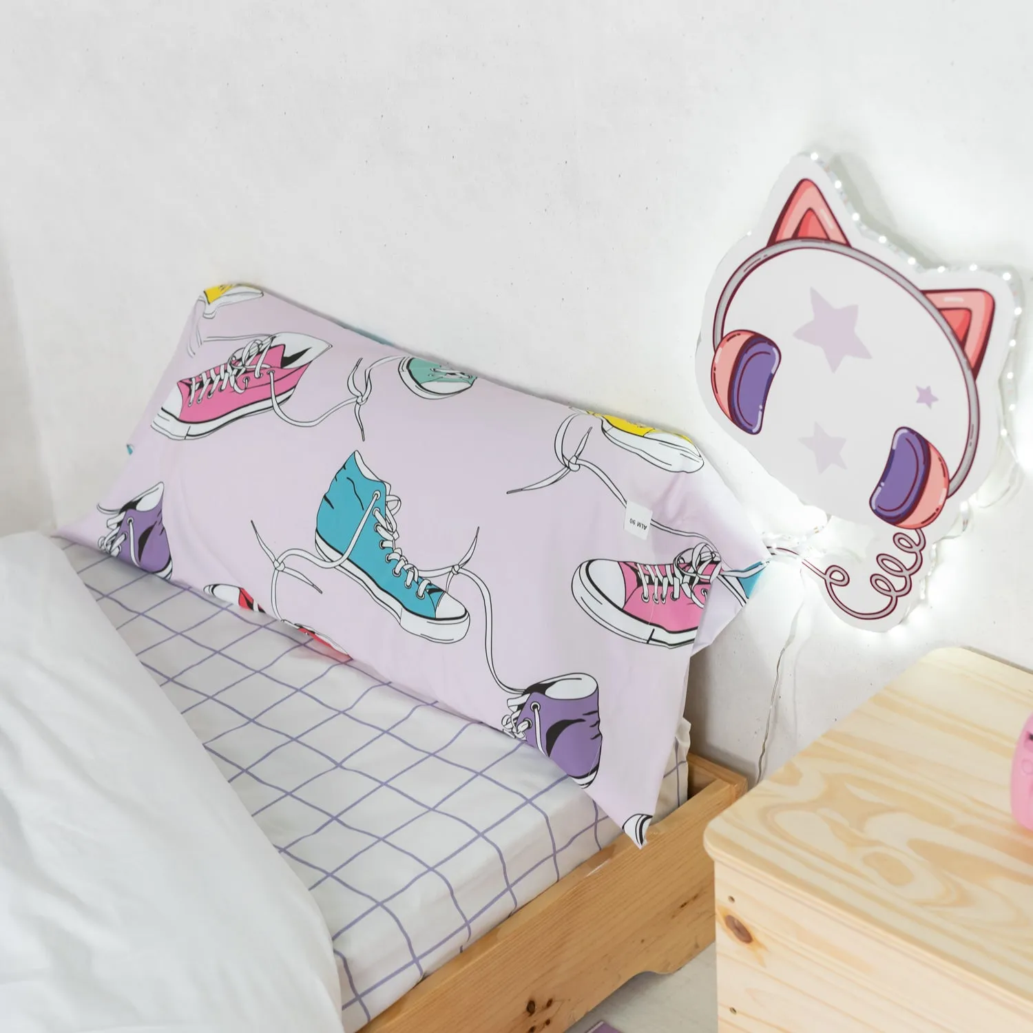 Funda almohada Infantil estampada Sneakers