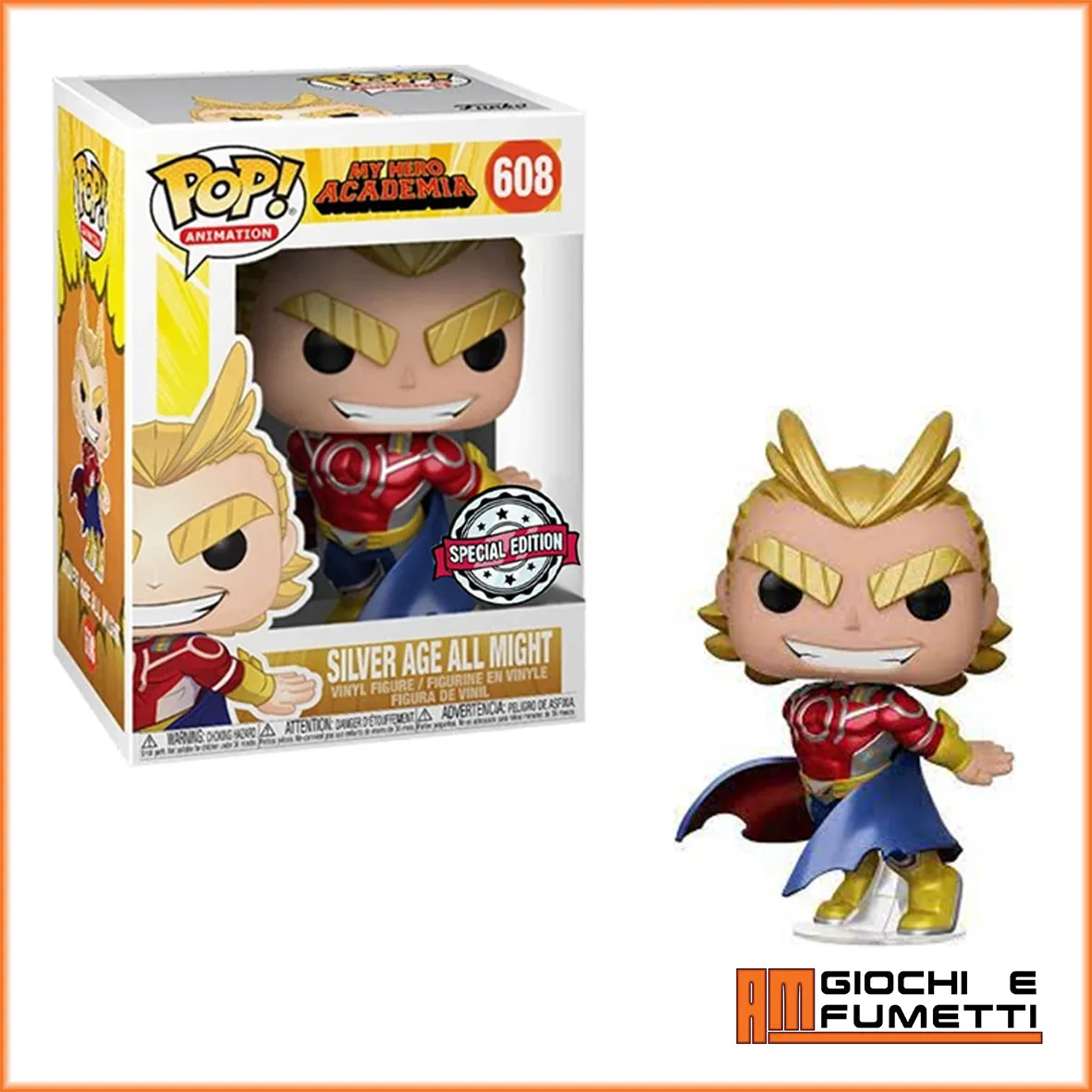 Funko POP All MIght 608 Special edition! My Hero Academia 9cm