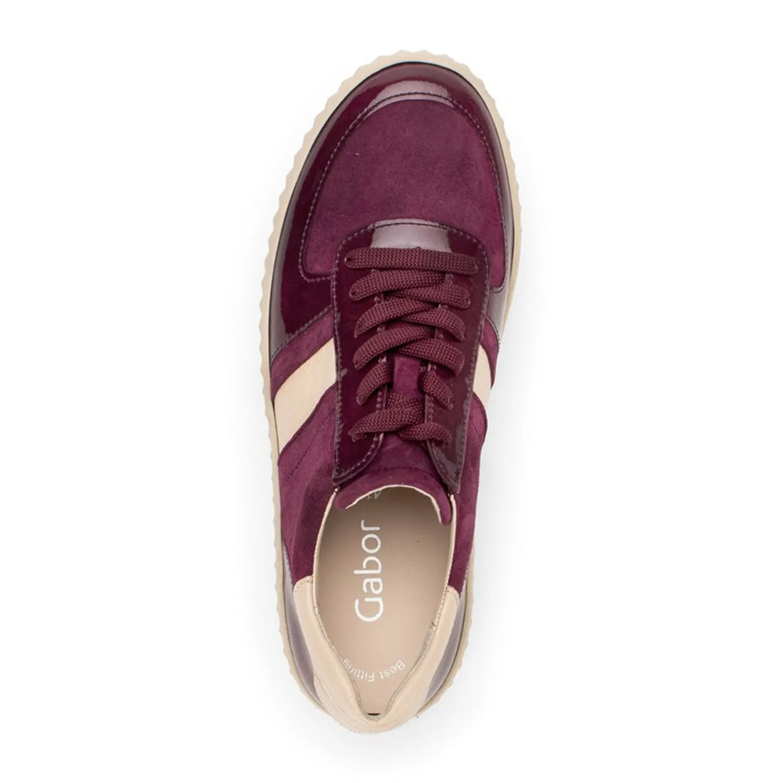 Gabor 53203-10 Vesta Sneaker (Women) - Cervo/Aubergine