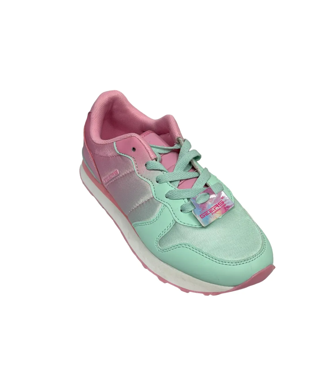 Geers Children Shoes Pink and Green 350551