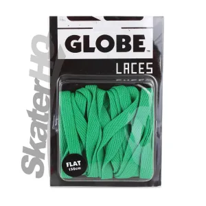 Globe Flat 150cm Laces - Green