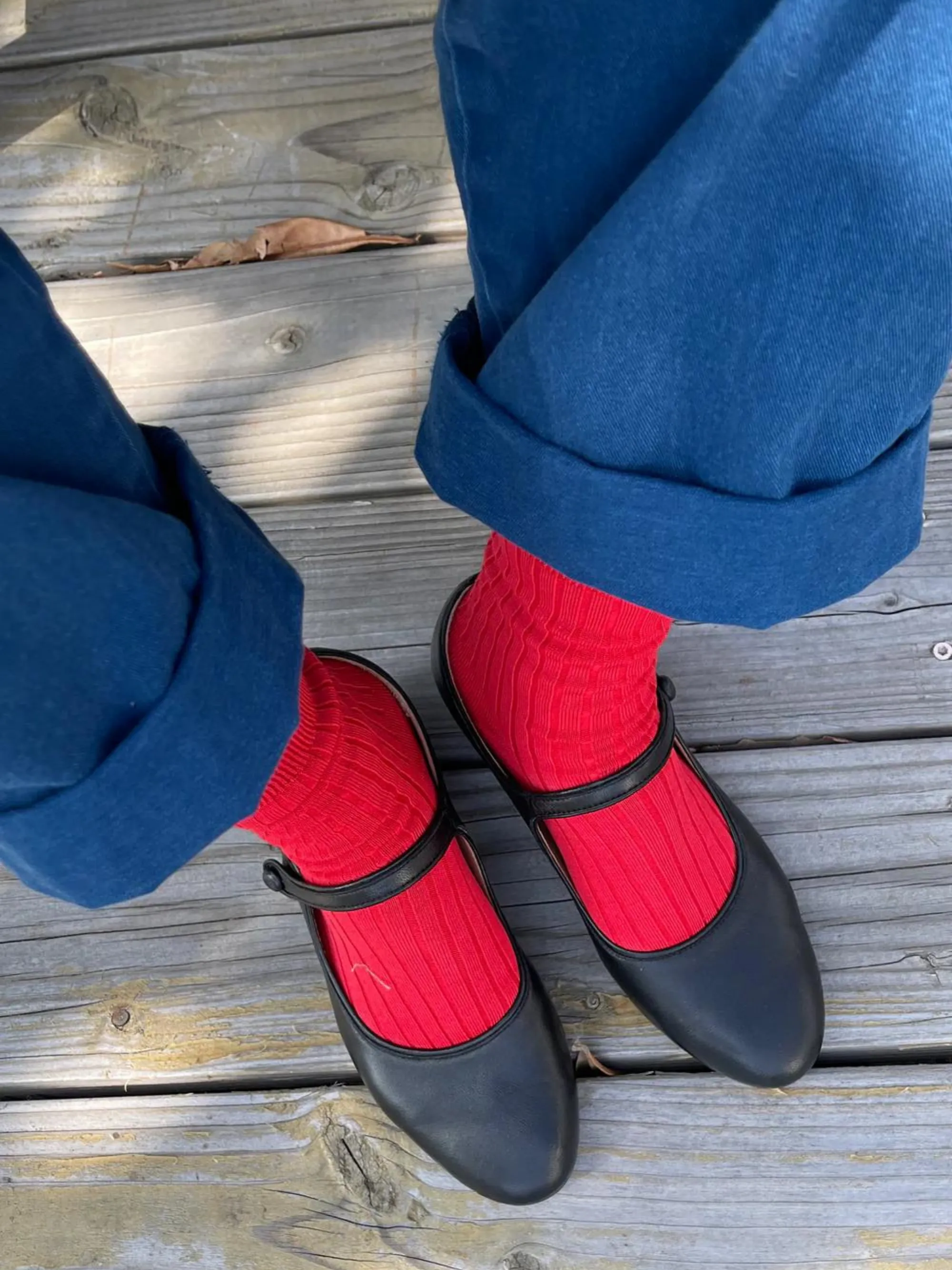 Her Socks | Classic Red