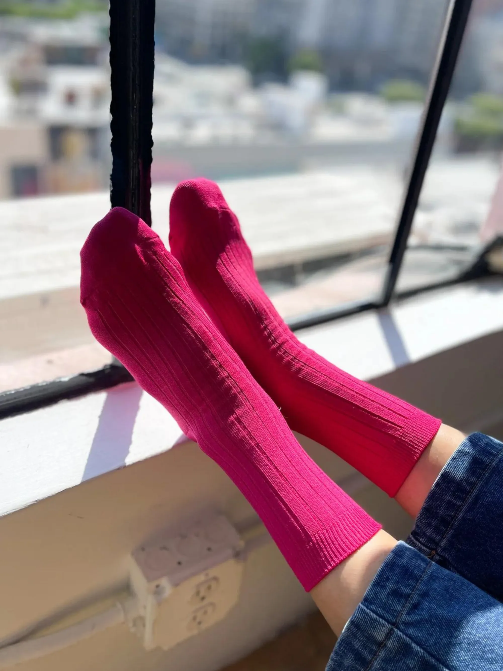 Her Socks | Fuchsia