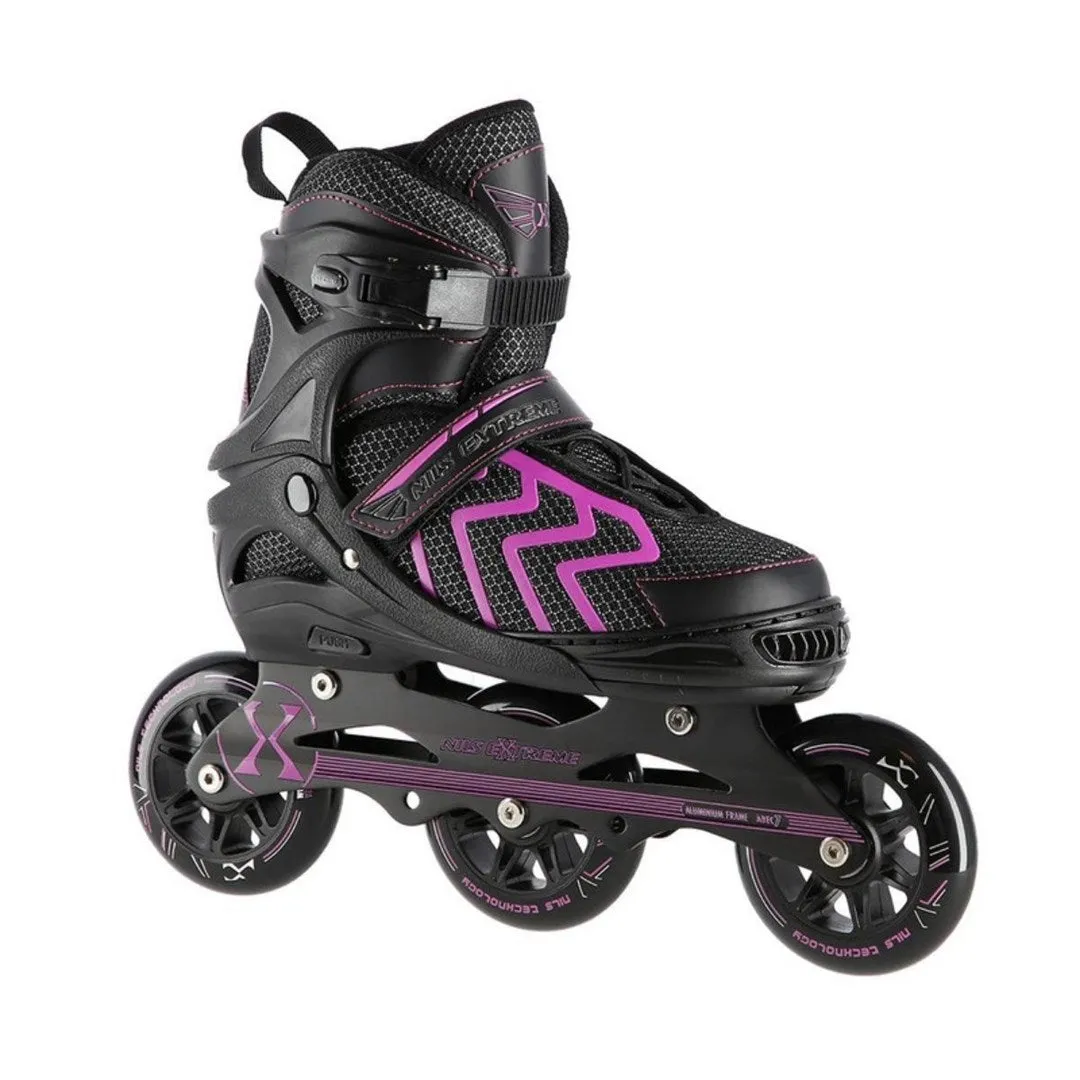 Inline Skates Nils Extreme Na19318 Black/Purple Size. S (31-34)