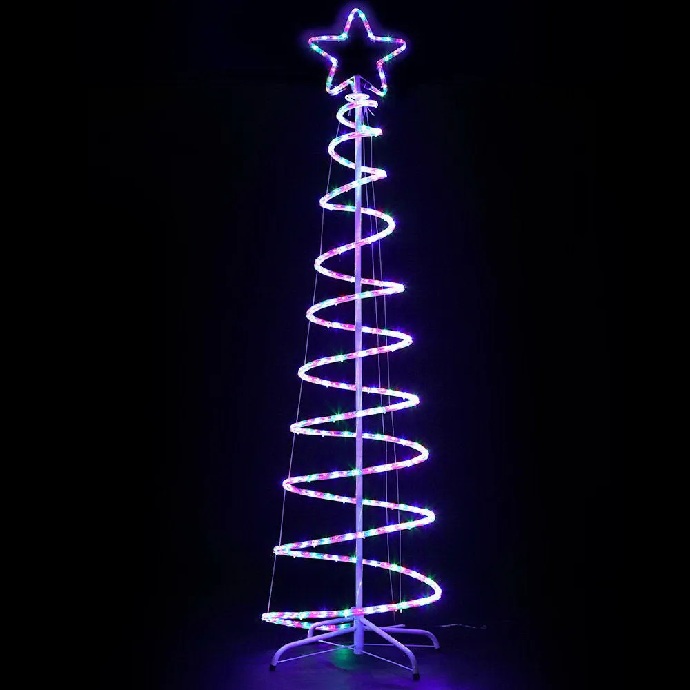 Jollys Christmas LED Motif Light 1.88M Tree Waterproof Colourful