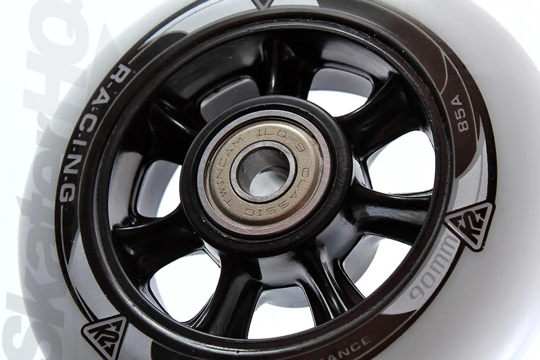 K2 90mm Wheel 8pk with Bearings & Spacers