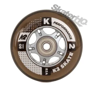 K2 Performance 80mm/82A 8pk w/ ILQ7 Bearings