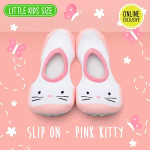 Little Kids Size Slip On - Pink Kitty