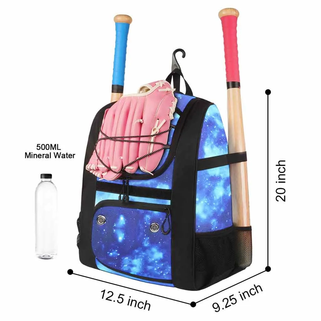 Matein Galaxy Blue Baseball Batting Bag