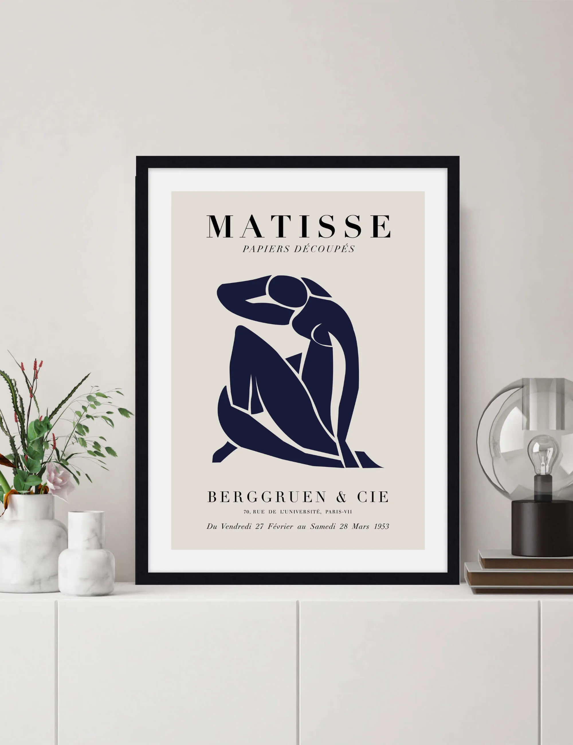 Matisse Papiers Decoupes Blue Nude II