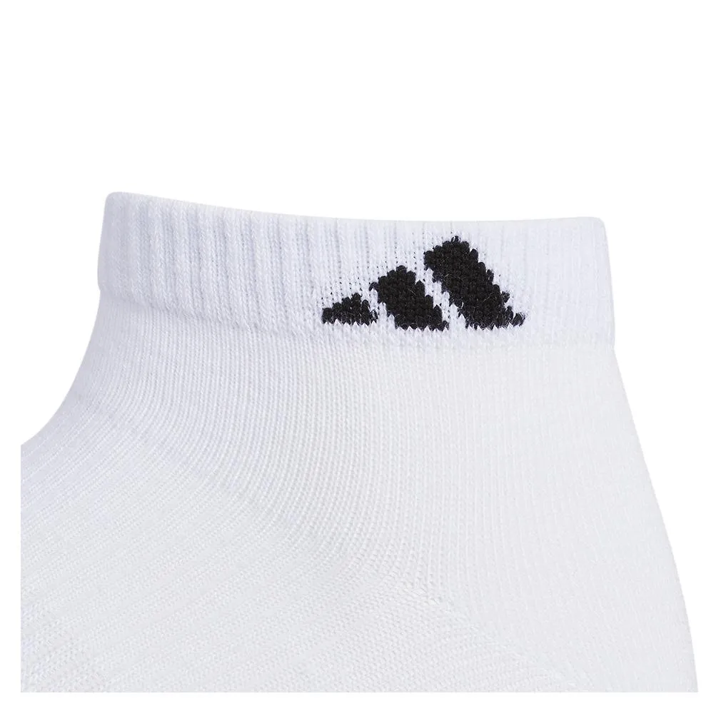 Men`s Superlite 3.0 6 Pack Low Cut Tennis Socks White and Black