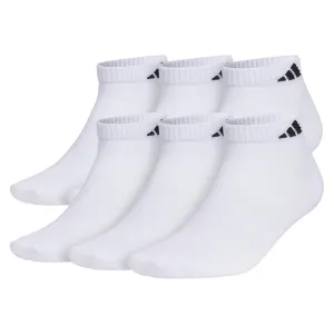 Men`s Superlite 3.0 6 Pack Low Cut Tennis Socks White and Black