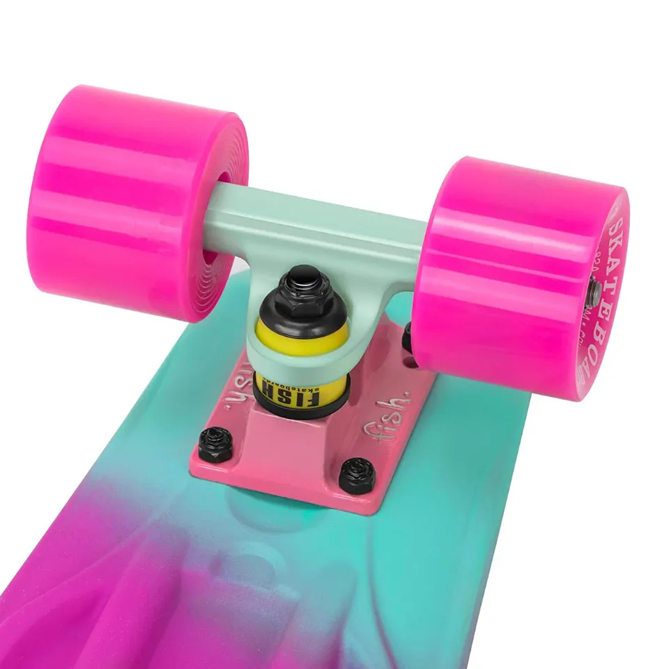 Minicruiser Fish Skateboard Multicolor