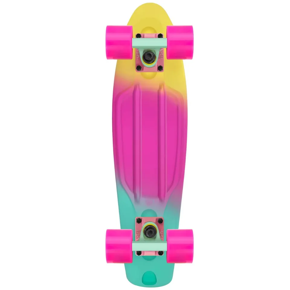 Minicruiser Fish Skateboard Multicolor