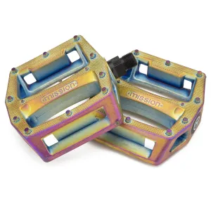 Mission BMX Impulse PC Pedals - Oil Slick