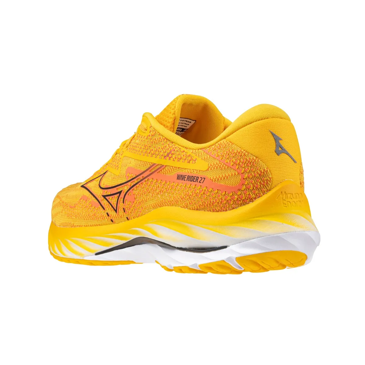 Mizuno Wave Rider 27 Yellow Shoes SS24