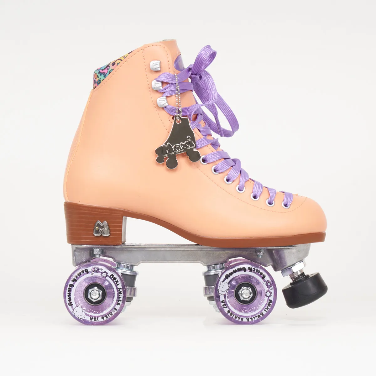 Moxi Beach Bunny Peach Rollerskates