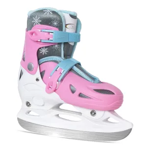 Nattork Adjustable Ice Skates for Kids - Pink Snow