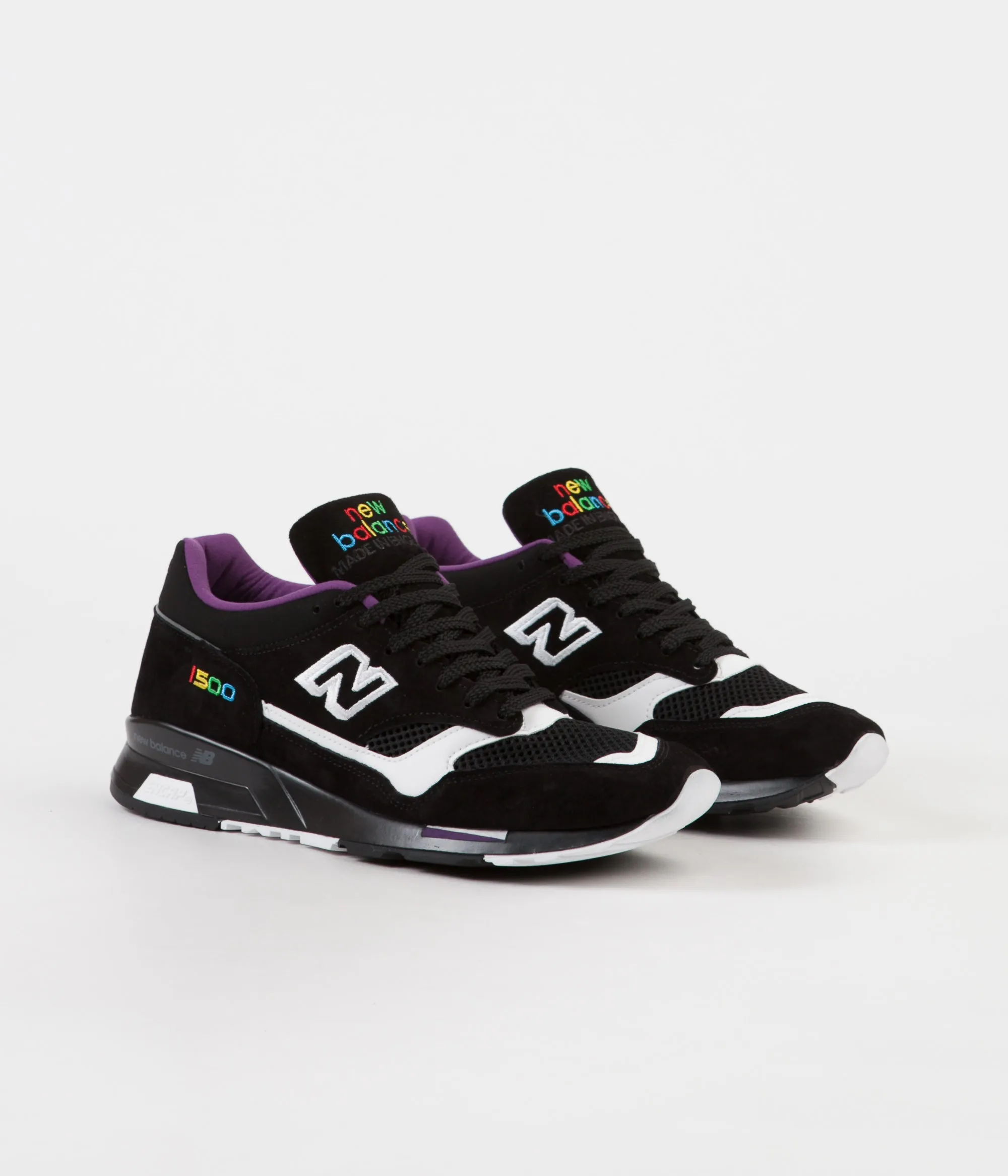 New Balance M1500 Colour Prism Made In UK Shoes - Black / White