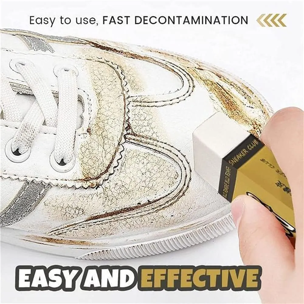 NEW Effective Shoes Cleaning Eraser, Removes Dirt from Shoe Surface Leather Fabric Care Shoe Eraser, Shoe Eraser Without Water, Suede Shoe Cleaner Kit Eraser Brush, Professional Shoe Cleaner (2pcs)