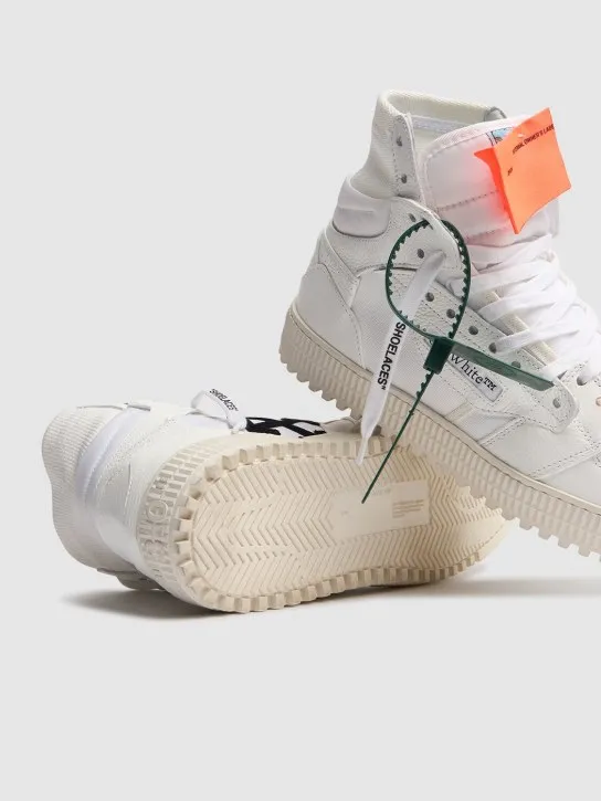 Off-White   3.0 Off Court leather high top sneakers 