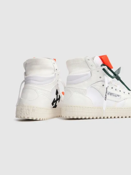 Off-White   3.0 Off Court leather high top sneakers 