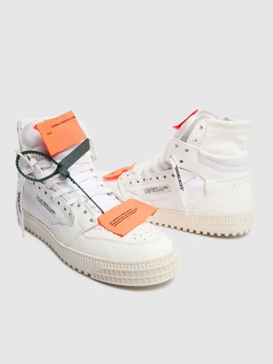 Off-White   3.0 Off Court leather high top sneakers 