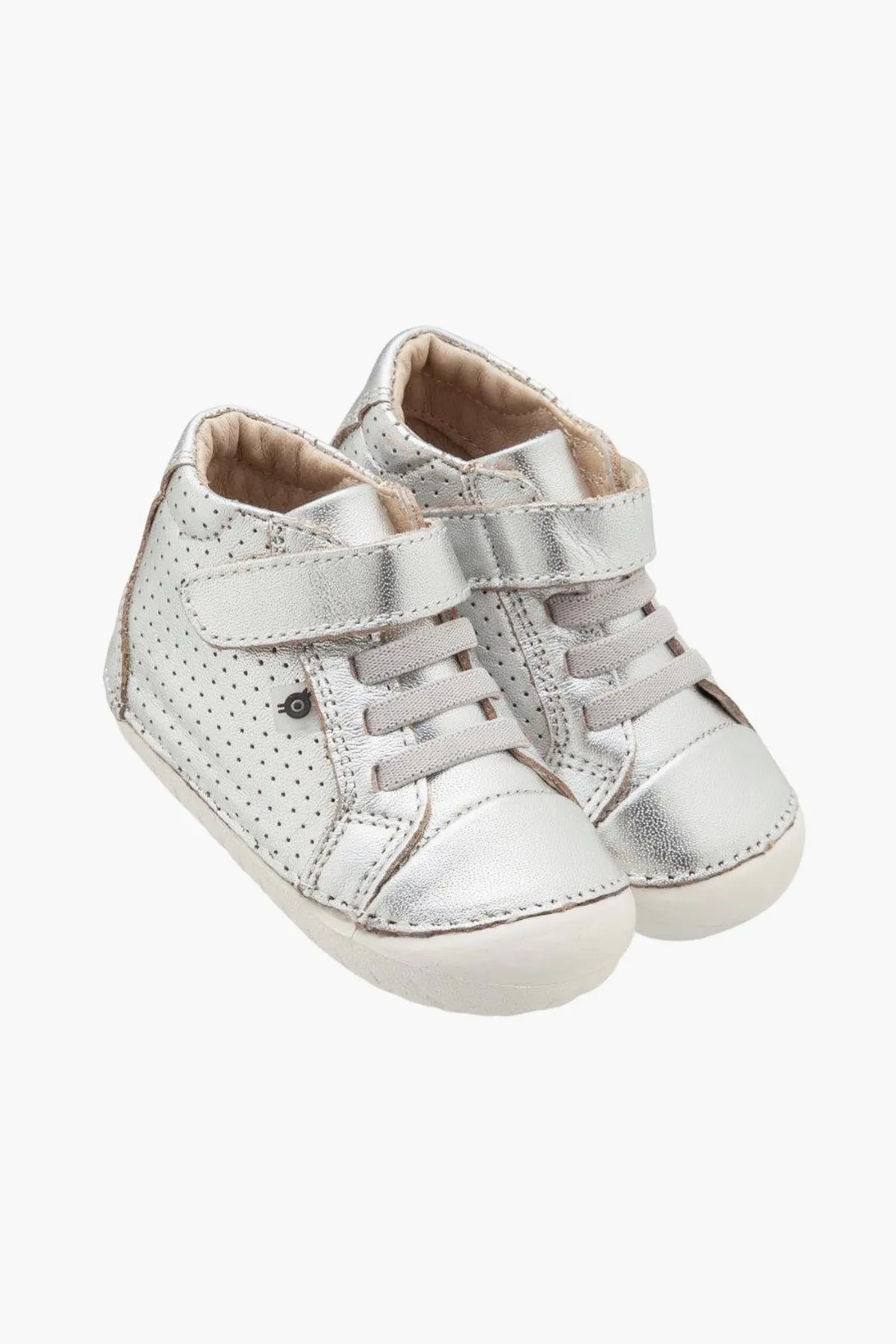 Old Soles Pave Cheer Baby Shoes - Silver