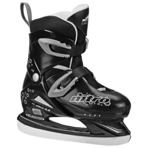 Open Box - Lake Placid Nitro Adjustable Ice Skate Black - M (1-4)