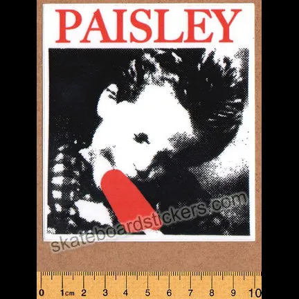 Paisley Skates Skateboard Sticker