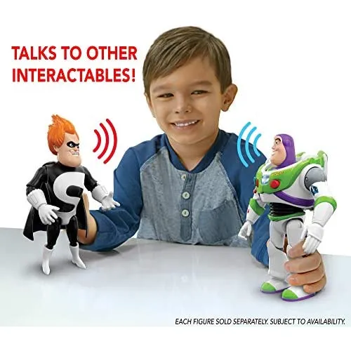 Pixar Interactables Buzz Lightyear Talking Action Figure 7-in Tall