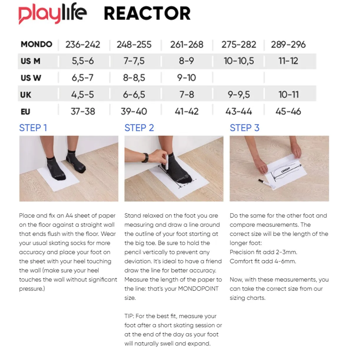 Playlife Reactor Aggressive Inline Skates