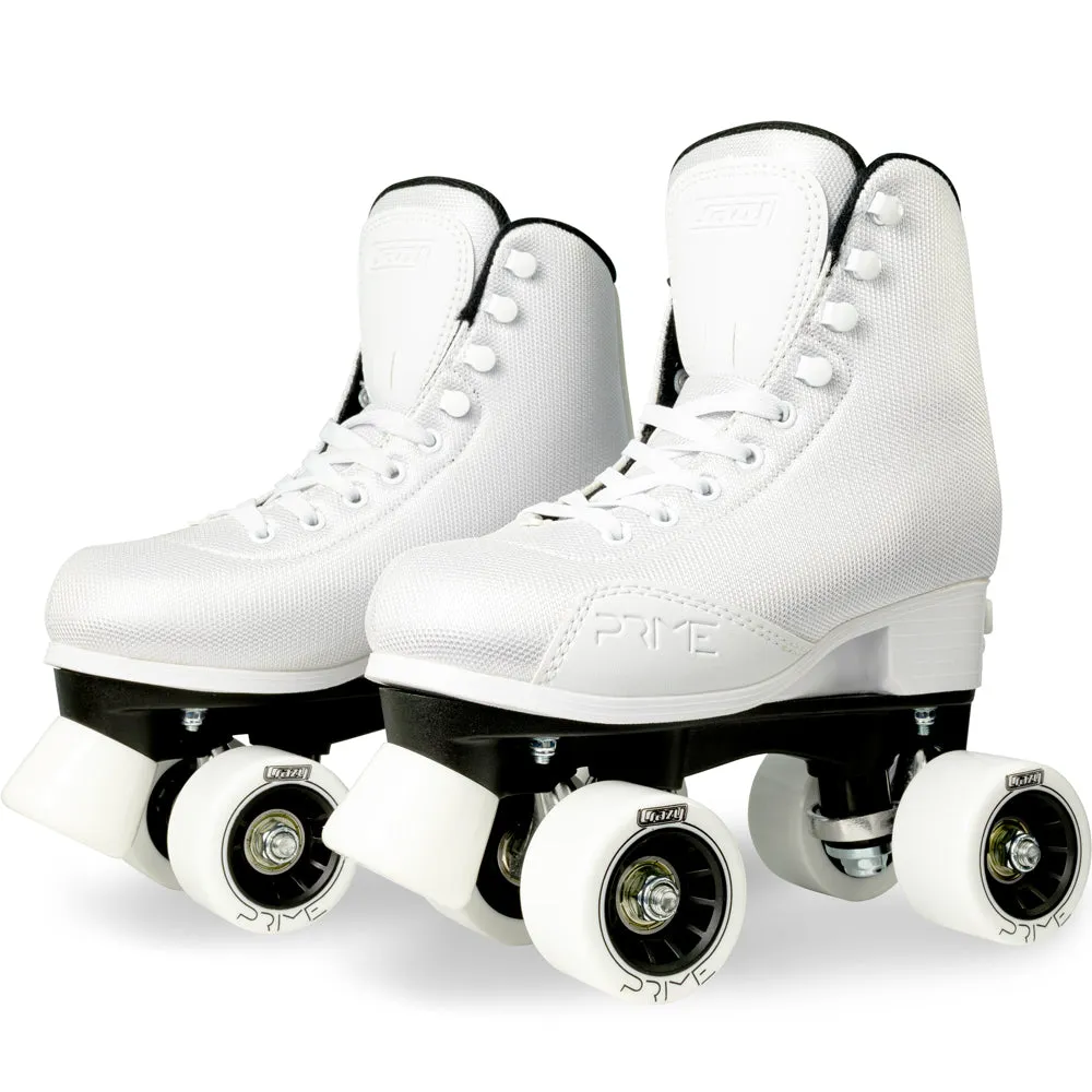 PRIME White - Size Adjustable Roller Skates