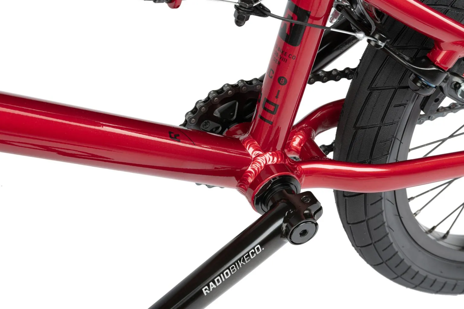 Radio 2021 Dice 20″ Complete BMX Bike - Candy Red